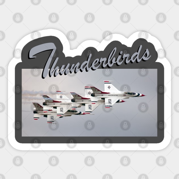 USAF Thunderbirds Sticker by SteveHClark